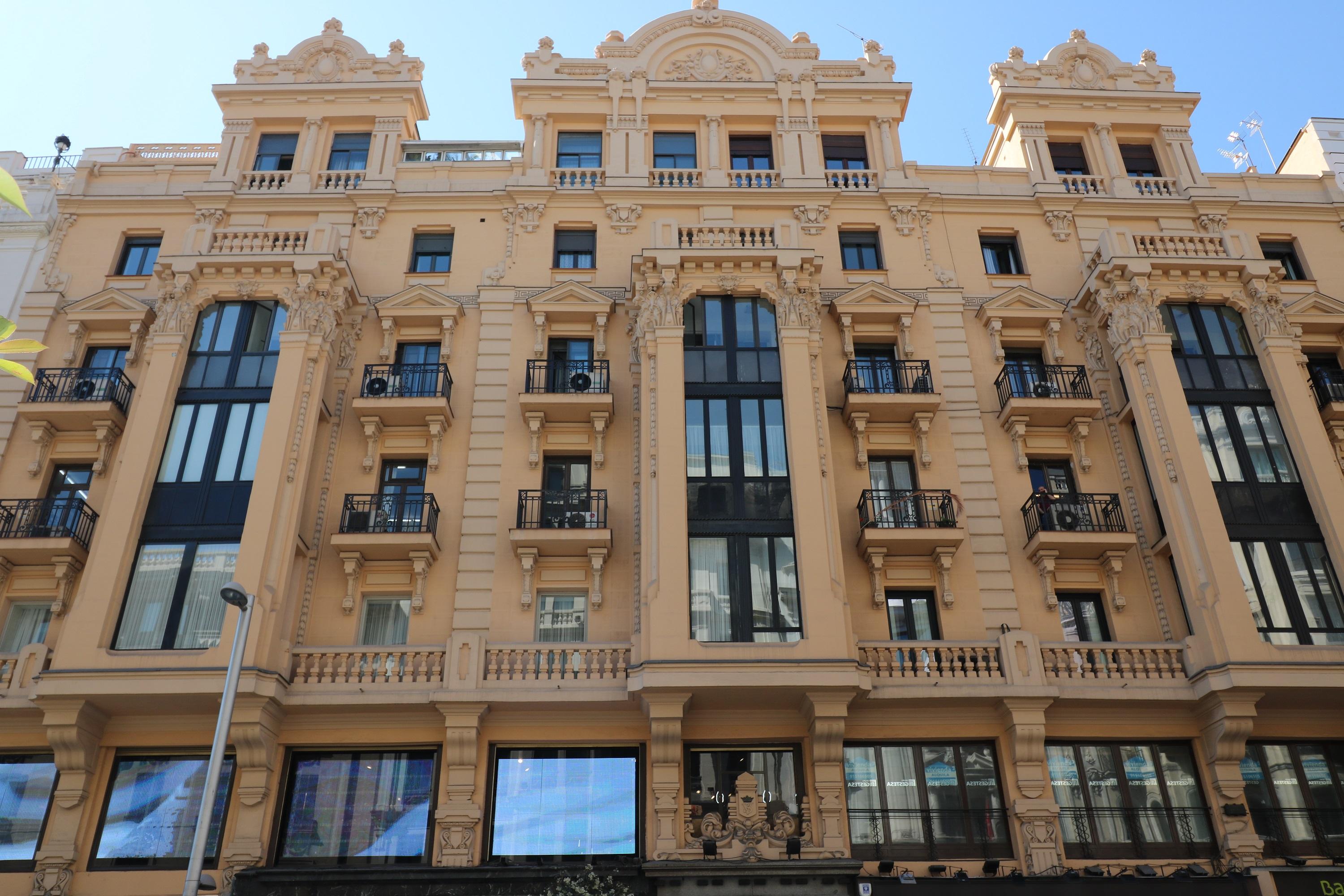 Hostal Hispano - Argentino Gran Via Madrid Exterior foto